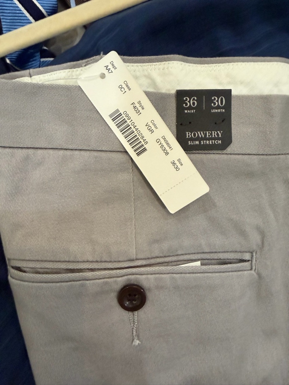 J. Crew Bowery Slim Stretch Pants - Light Gray